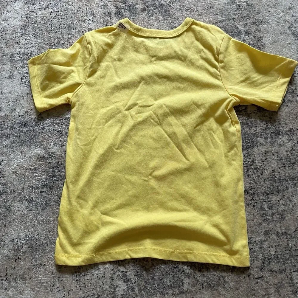 The Children’s Place Dinosaur Short‎ Sleeve Shirt 4T Yellow